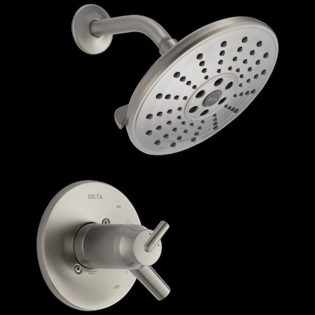 Delta Trinsic TempAssure® 17T Series H2Okinetic® Shower Trim Stainless T17T259-SSH2O